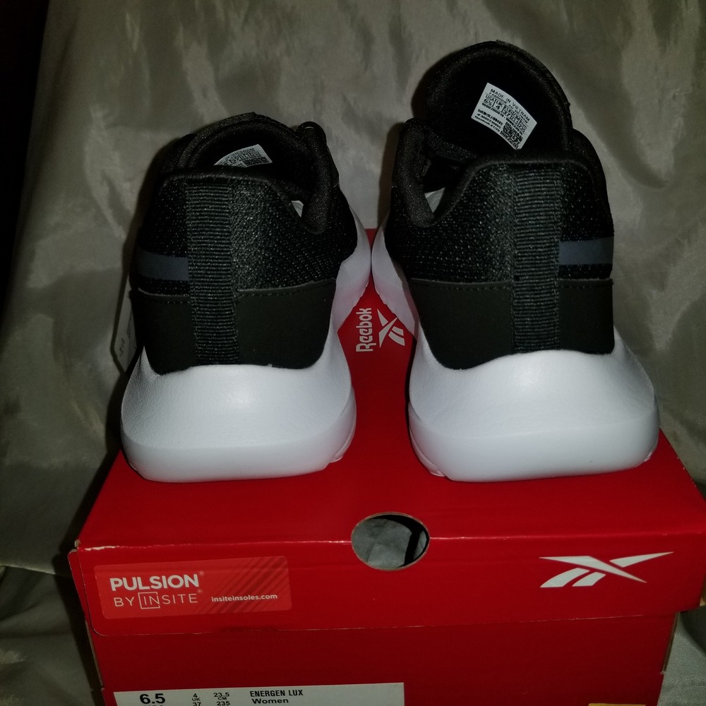 Reebok Energen Lux Running Shoes Women 6.5 Black Excellent Lightweight Athletic - Picture 4 of 12